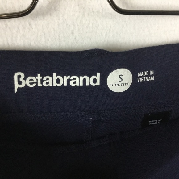 Betabrand Navy Yoga Straight Leg Pull On Pants. - Picture 7 of 8